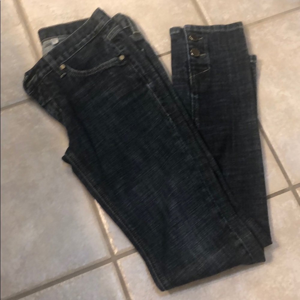 Bebe skinny dark jeans